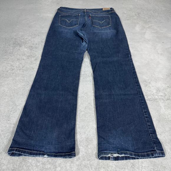 Levi's 512 Perfectly Shaping Bootcut Jeans Dark Wash - Size: 16M - Picture 10 of 10